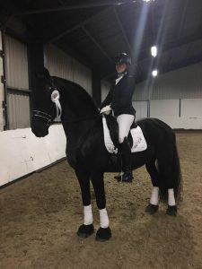 Margriet Koopmans en Ide K.W. 3e prijs klasse Z1 dressuur